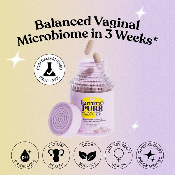 Balanced Vaginal Microbiome in 3 Weeks